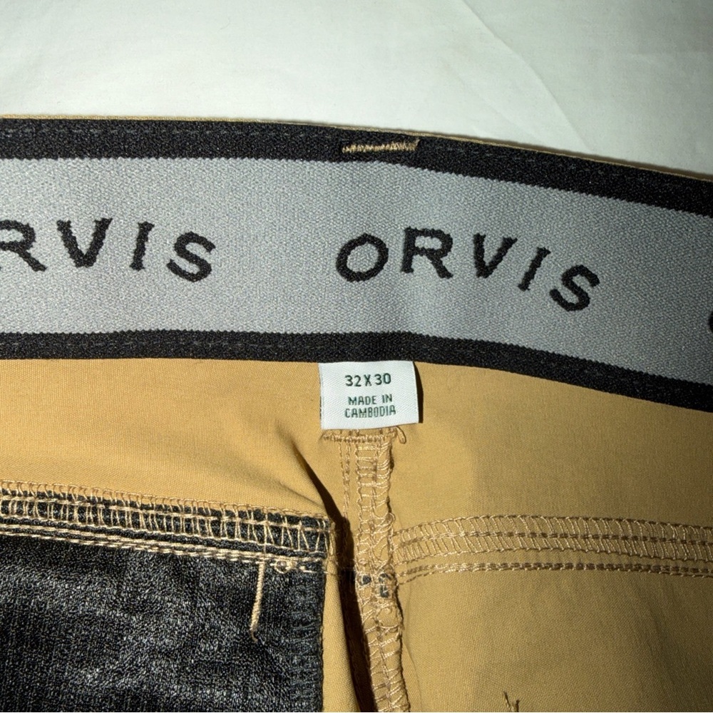 Men's Orvis Tech Pants w Stretch - Picture 3 of 6